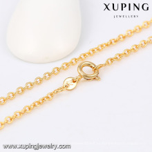 42969 Xuping Wholesale 18k collar de cadena de oro largo